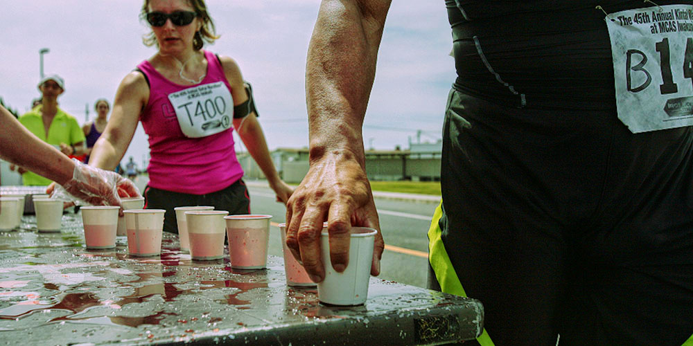 Hydratation au marathon : règle du 0 à 2 %