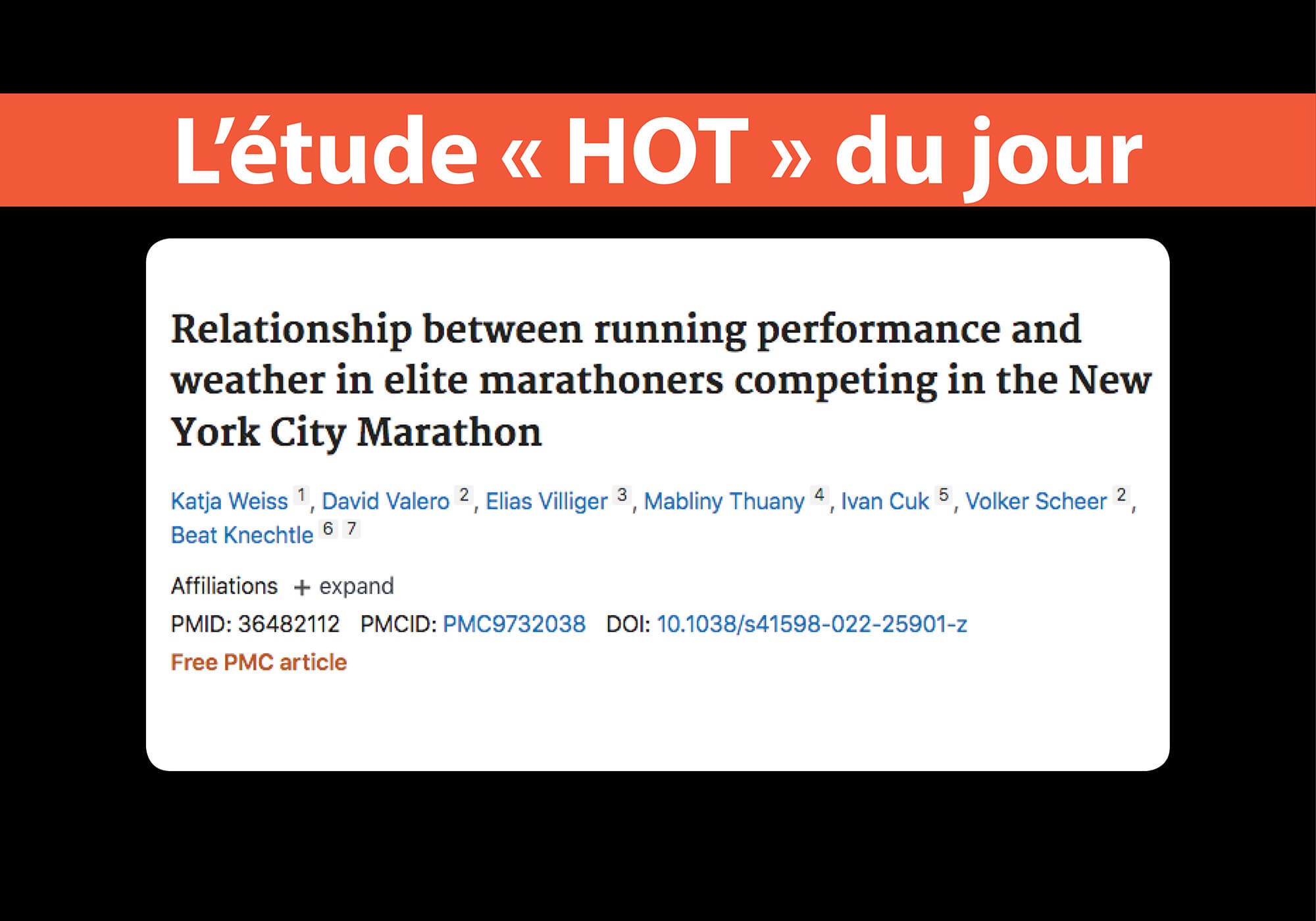 À lire en 20 secondes | Les Marathoniens ne sont pas tous pareils 